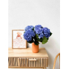 Hortensia bleu foncé (5 tiges)