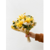 Bouquet sec jaune